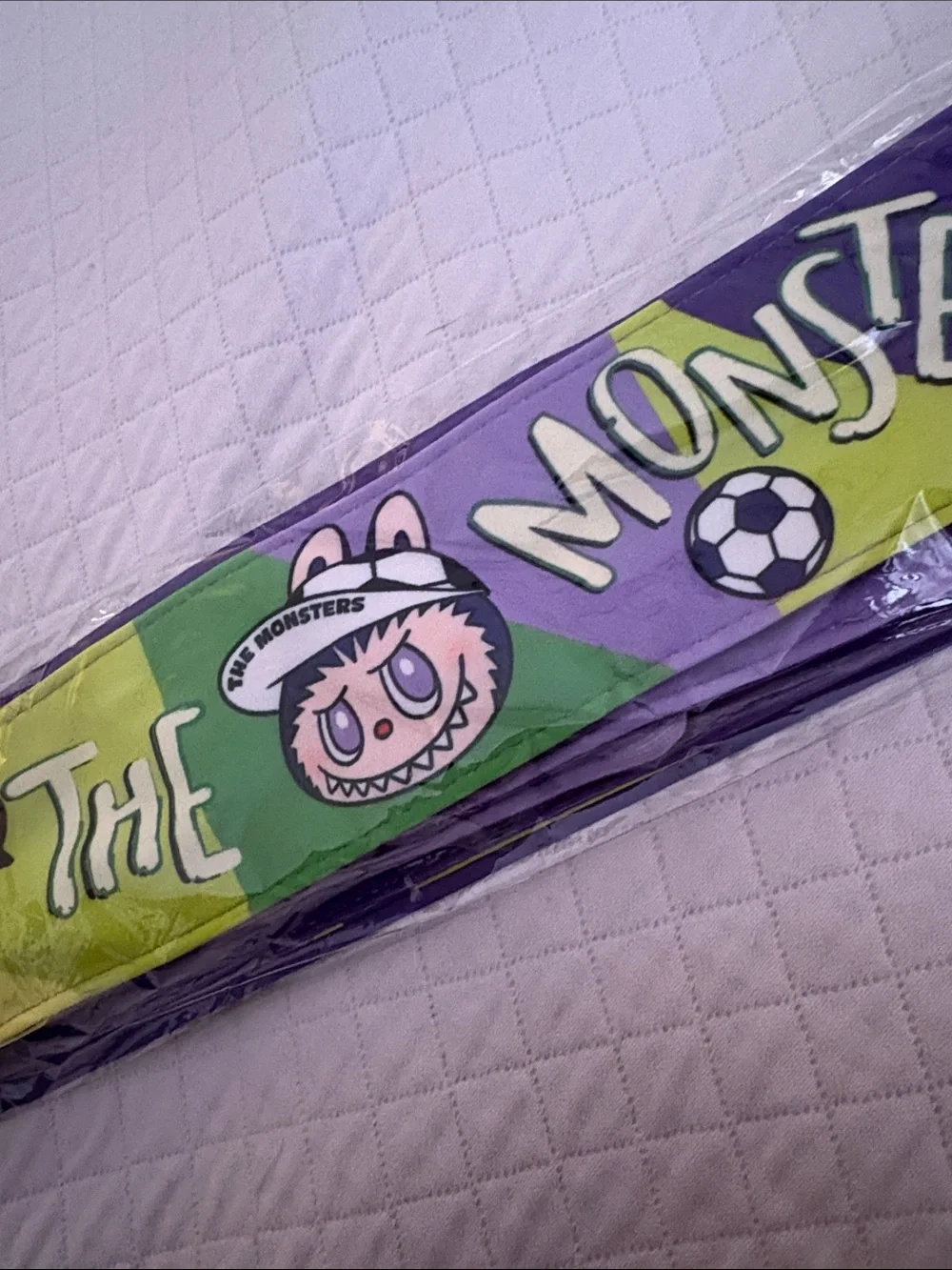 The Monsters FIFA headband - Purple & Lime